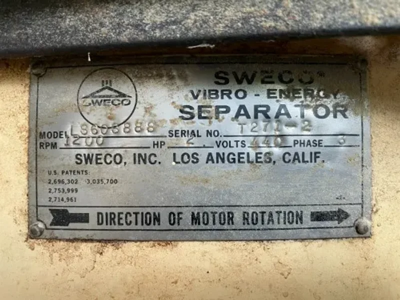 SWECO 60" SCREEN  -  LS60S888