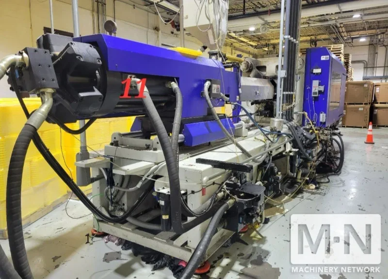 650 TON 89 OZ DEMAG MODEL HT650/910-4300 INJECTION MOLDING MACHINE MFG 2006 (2) AVAILABLE