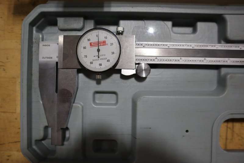SPI Verneer Caliper, 24", .001" With Case- Auction Item