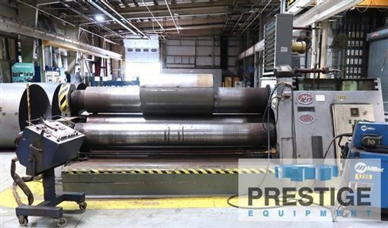 M G Industries EH 430/40 4-Roll 1.56" x 122" Hydraulic Plate Bending Roll