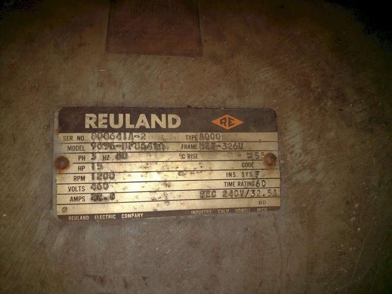 42" X 50 HP BLANCHARD MODEL #22-D-42 ROTARY SURFACE GRINDER: STOCK 13615