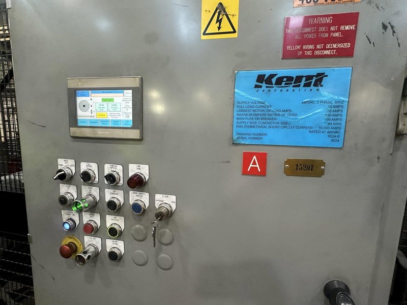 10" x .135" KENT MODEL #R229 VERTICAL FLOOP, COIL STRIP ACCUMULATOR: YOBRO #24309