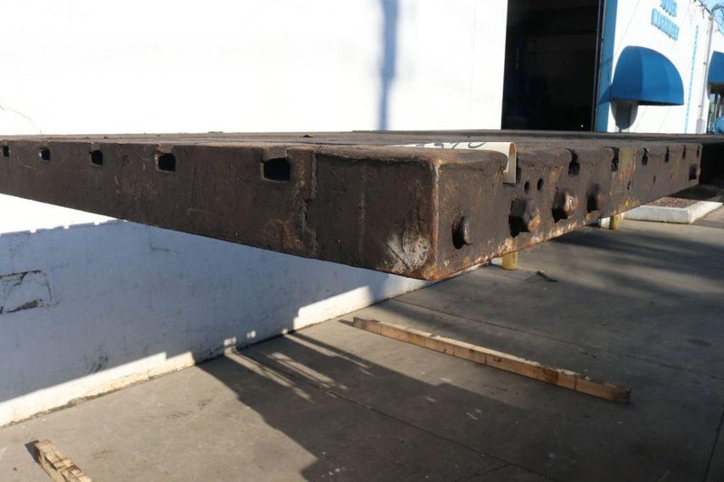 144&#039; X 73&#039; X 4&#039; SOILD STEEL T SLOTTED FLOOR PLATE: STOCK #73340