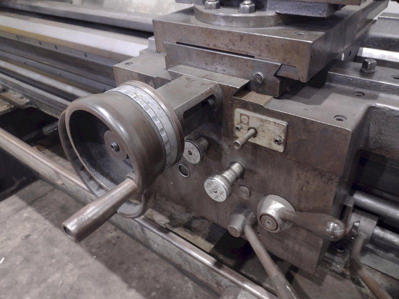 21" x 120" CLAUSING COLCHESTER MODEL #21 ENGINE LATHE 3.5" SPINDLE HOLE: YOBRO #24560