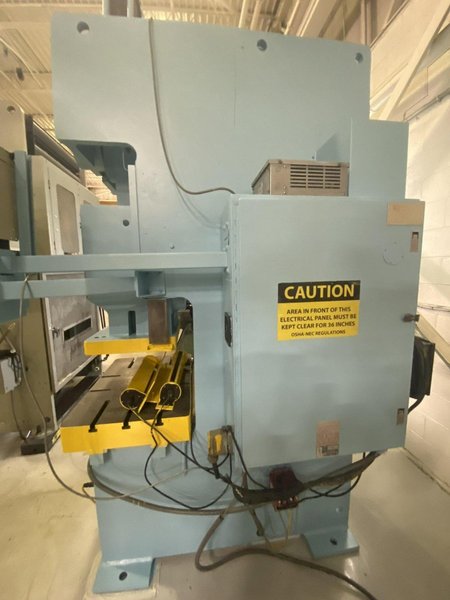 80 ton Niagara Single Crank Gap Mechanical Metal Stamping Press For Sale, Model #BN-80 Bison, Year 1990, Rebuilt 2023
