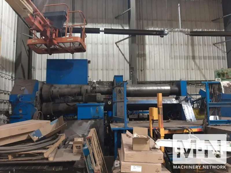 5' X 2" HAUSLER 3 ROLL HYDRAULIC PLATE ROLL