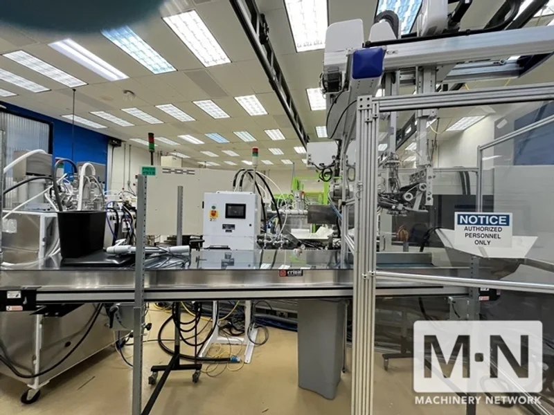 240 TON 9.28 OZ TOSHIBA MODEL EC240NIIV30-6A SILICONE LIM INJECTION MOLDING MACHINE MFG 2007 TWO AVAILABLE