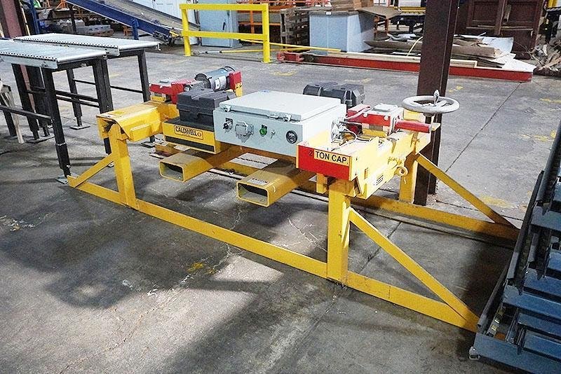 4,000 LBS CALDWELL BATTERY POWERED PORTABLE &amp; ADJUSTABLE SHEET LIFTER: YOBRO #24914