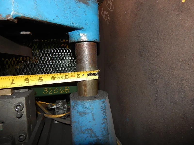 USED TISHKEN 12 TON CUT-OFF PRESS MODEL CO-4-2