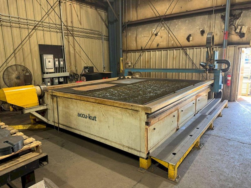 10′ X 12′ AKS C1012 Plasma Cutting System, 2020 – Hypertherm 400XD, Beveling Head, W/Rotary