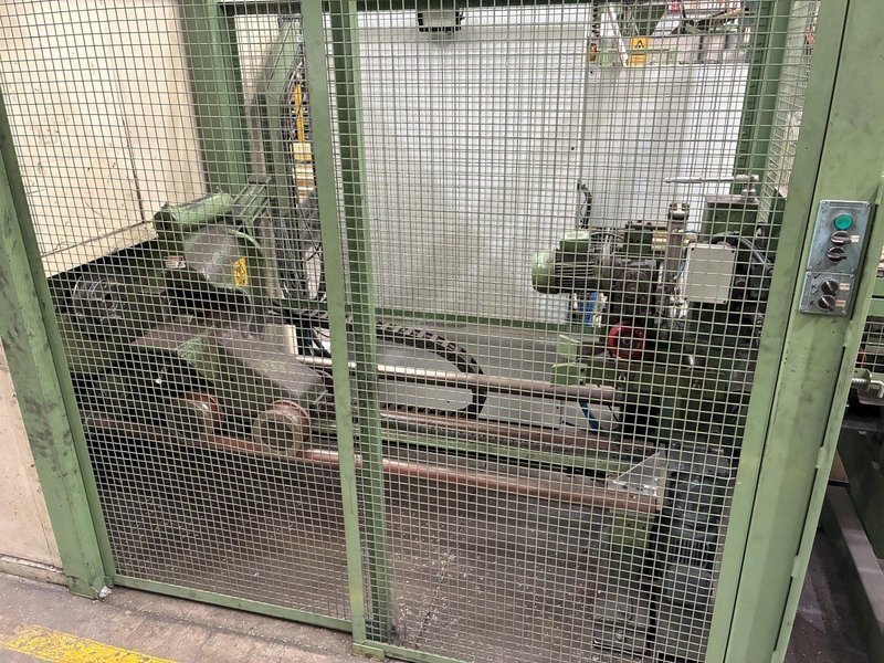 60MM KIESERLING BAR PEELER W/ INFEED &amp; OUTFEED TABLES