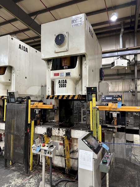 220 TON AIDA GAP FRAME STAMPING PRESS