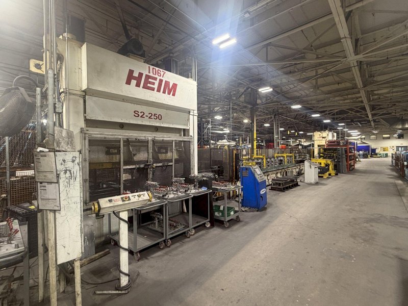 HEIM MODEL #S2-250 SSDC 6" STROKE PRESS: YOBRO #24924