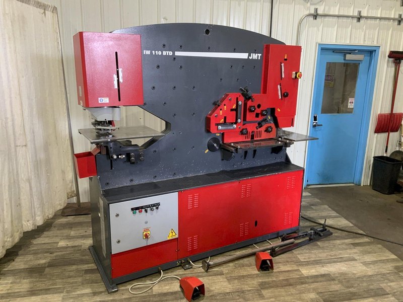 120 TON JMT MODEL IW110/BTD HYDRAULIC IRON WORKER: STOCK #81069