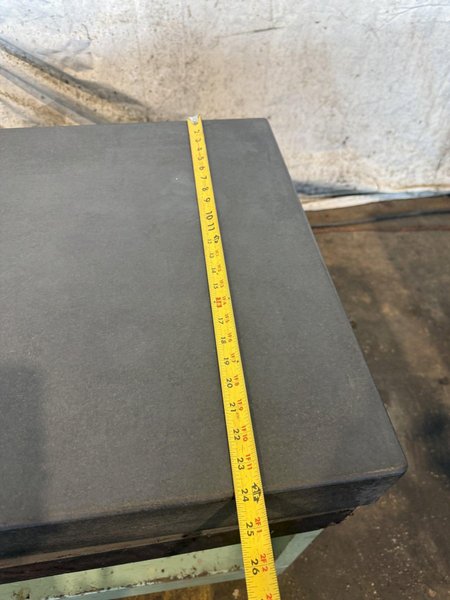 36" X 24" X 4" GRANITE SURFACE PLATE W/ STAND. STOCK #0542726