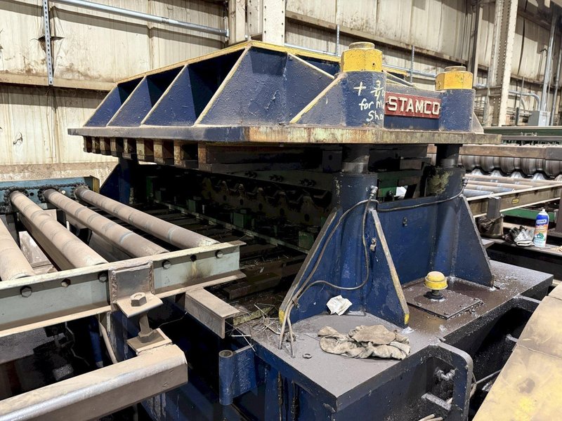 100 TON X 64" WIDE STAMCO MODEL #810-64 CUTOFF PRESS, WITH AIR CLUTCH: YOBRO #24793