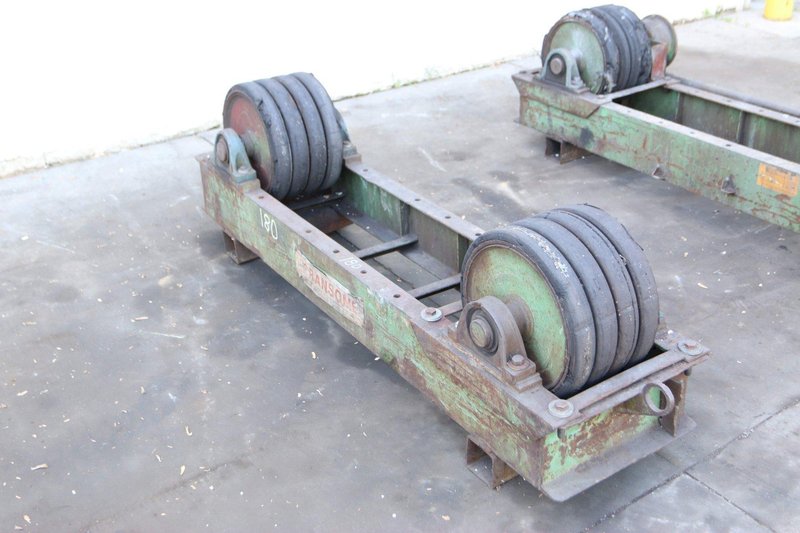20 TON RANSOME RUBBER TIRE TANK TURNING ROLLS: STOCK #70343