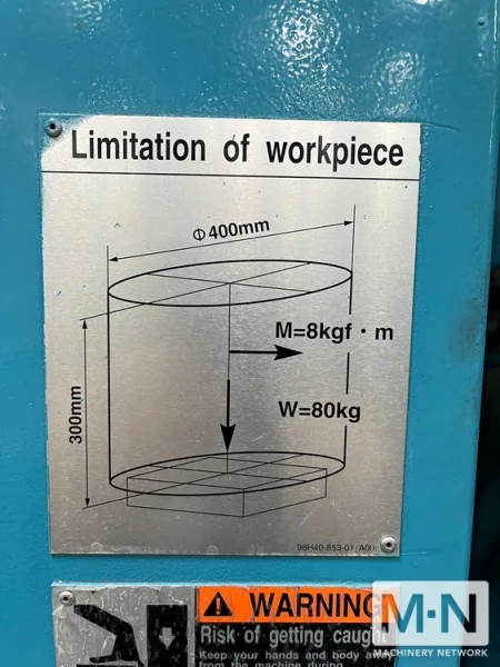 Yasda H30i CNC 5-Axis Horizontal Machining Center, 2000