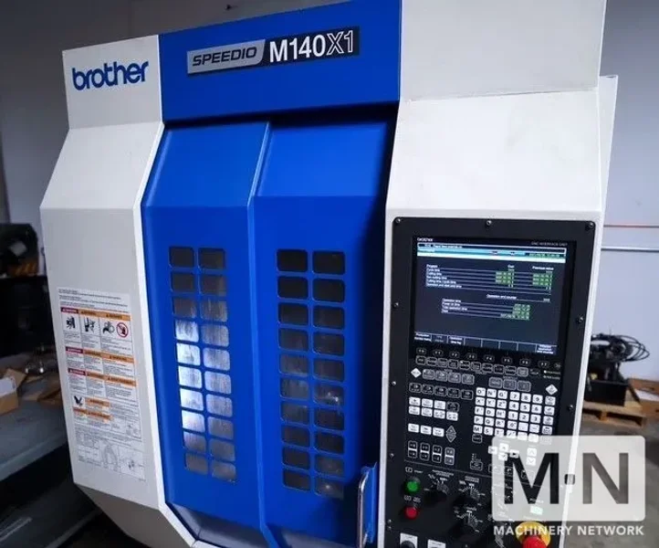 Brother Speedio M140X1 CNC 5- Axis Vertical Machining Center with turning