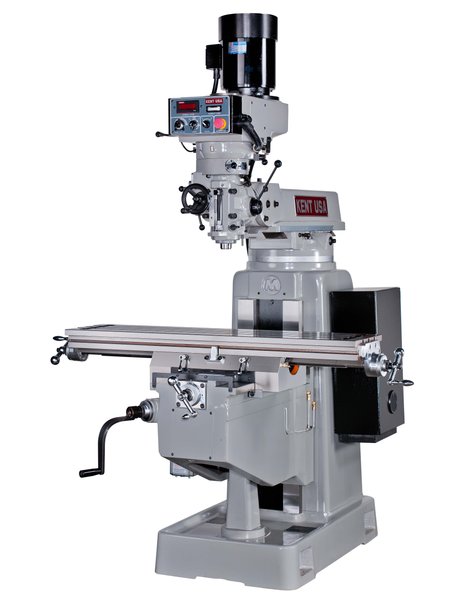 10" x 50" KENT USA KTM-4VKF-E MANUAL KNEE MILL - NEW