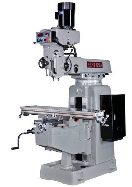 10&quot; x 50&quot; KENT USA KTM-5VKF-E MANUAL KNEE MILL - NEW