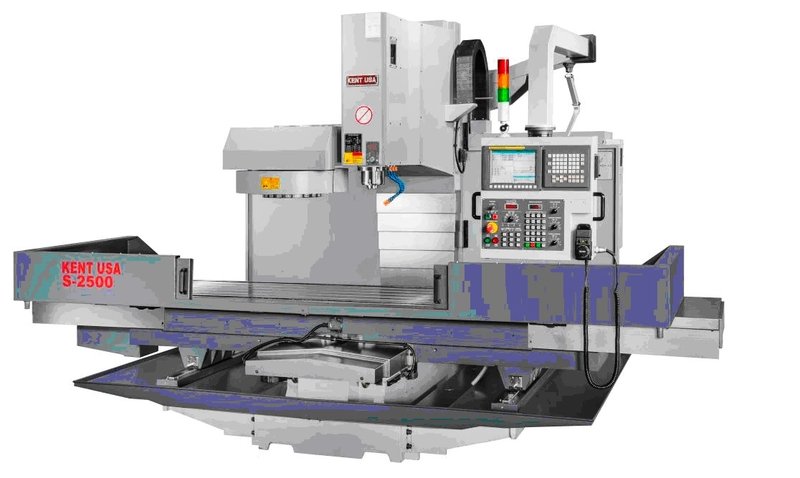 30&quot; x 92&quot; KENT USA S-2500 CNC VERTICAL BED MILL  - NEW