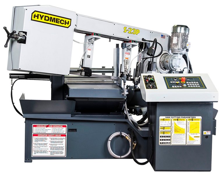 NEW 16"H x 20"W HYD-MECH MODEL S-23P SEMI-AUTOMATIC HORIZONTAL PIVOT BAND SAW
