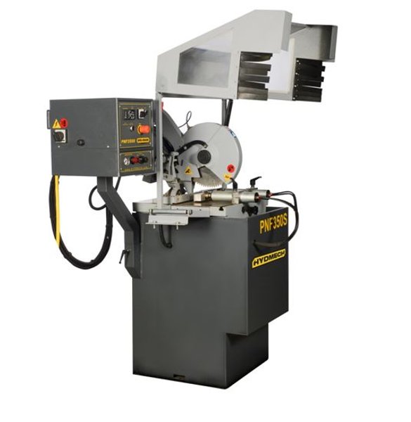 NEW HYD-MECH PNF350-2S SEMI-AUTOMATIC VERTICAL COLUMN COLD SAW