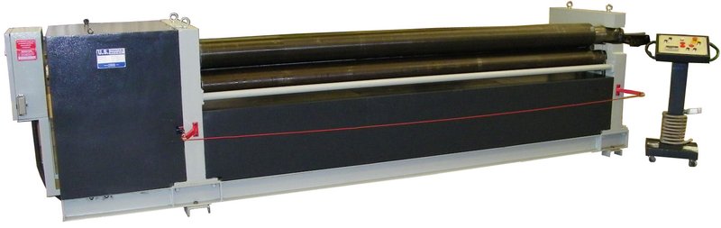 NEW 10' x 1/4" US INDUSTRIAL MODEL USR1025 INITIAL PINCH BENDING ROLL