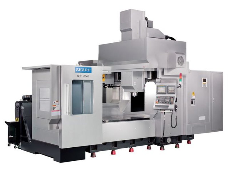 NEW SHARP SDC-8045A-F LINEAR WAY CNC VERTICAL MACHINING CENTER