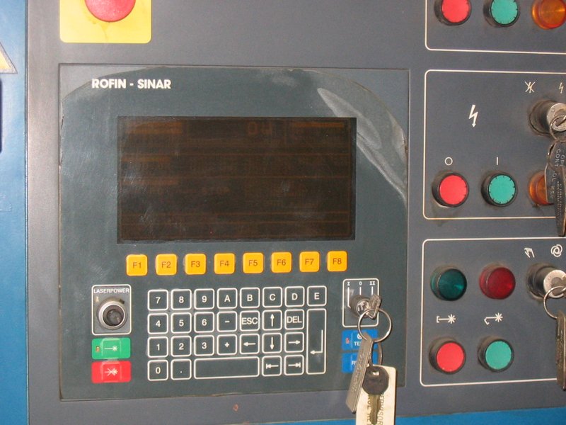 2000 WATT CINCINNATI CL-7 LASER CUTTING MACHINE WITH (2) 6&#039; x 12&#039; PALLETS