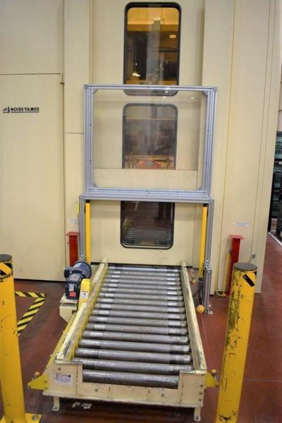 1200 Ton Minster E2-1200 Eccentric Shaft Straight-Side Transfer Press, 12&quot; STR, 44&quot; SH, 120&quot; LR x 60&quot; FB BA, 25-45 SPM