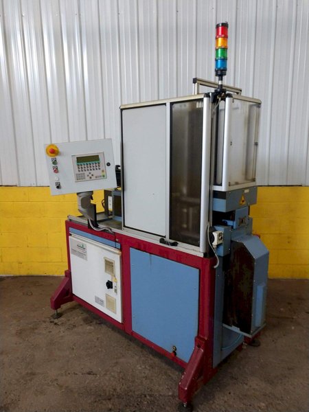 12 TON ROSENBERGER MODEL RU-12-8-DT 3/BLOW SERVO DRIVEN TUBE END FORMER: STOCK #14538