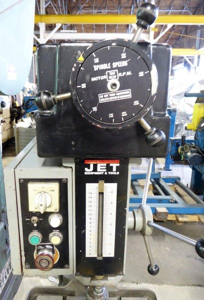 20&quot; JET Single Spindle Drill JDP-20VS3, Vari-Speed, Tapping, 3 M.T., 2 HP