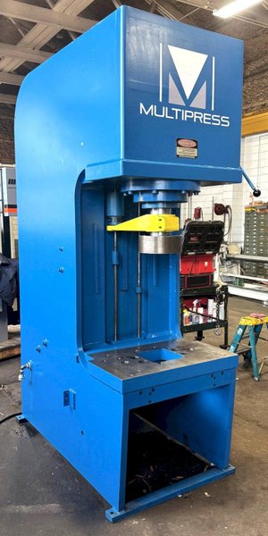 75 Ton Multipress Gap Frame Hydraulic Press, 15&quot; Str., 30&quot; DL, 20&quot; x 34&quot; Bed, 30 HP