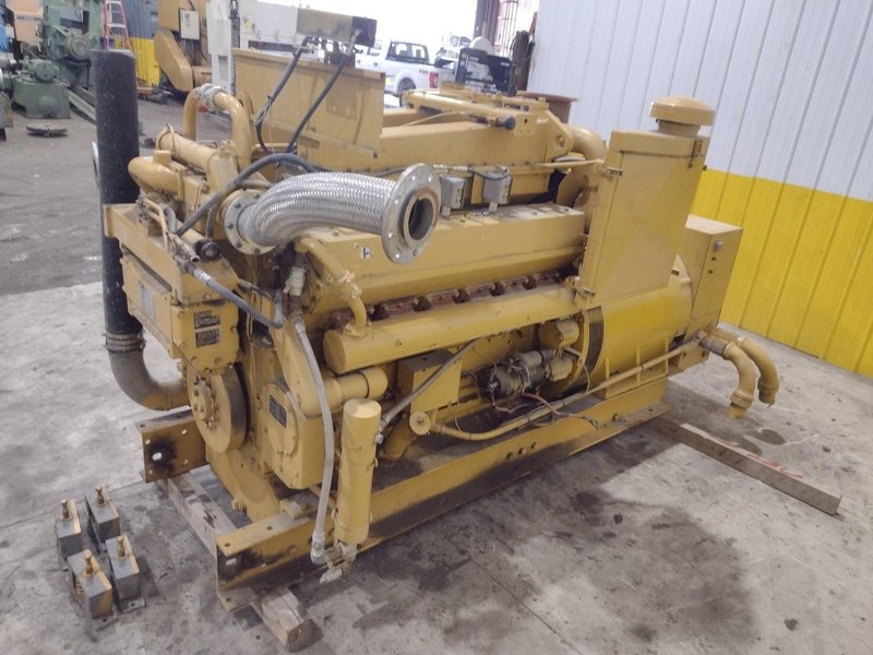 500 KW CATERPILLAR MODEL #D348 DIESEL GENERATOR: STOCK #23161