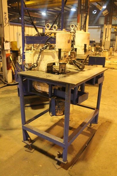 3 FRANKLIN HYDRAULIC PORTABLE PUNCHES WITH HYD UNIT: STOCK #65908