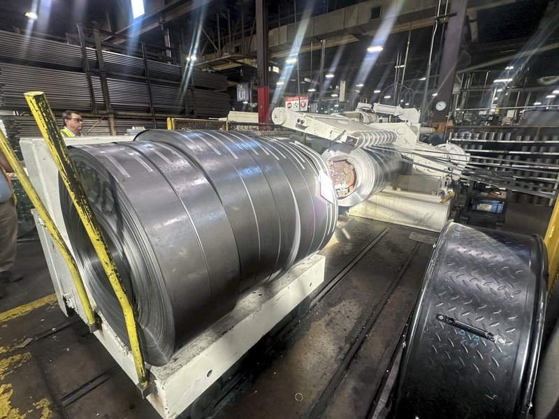 54" X .110" YODER SLITTING LINE, COMPLETE LINE: YOBRO #24277