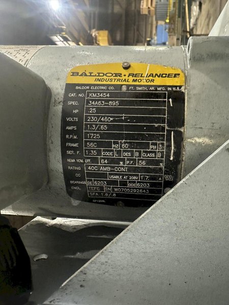 30&quot; X 36&quot; H BETTER ENGINEERING MODEL #F3000-SS STAINLESS STEEL ROTARY PARTS WASHER: YOBRO #23977