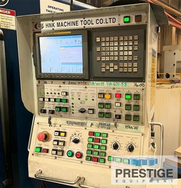 55&quot; HNK VTC-14/16 CNC Vertical Boring Mill w/Milling