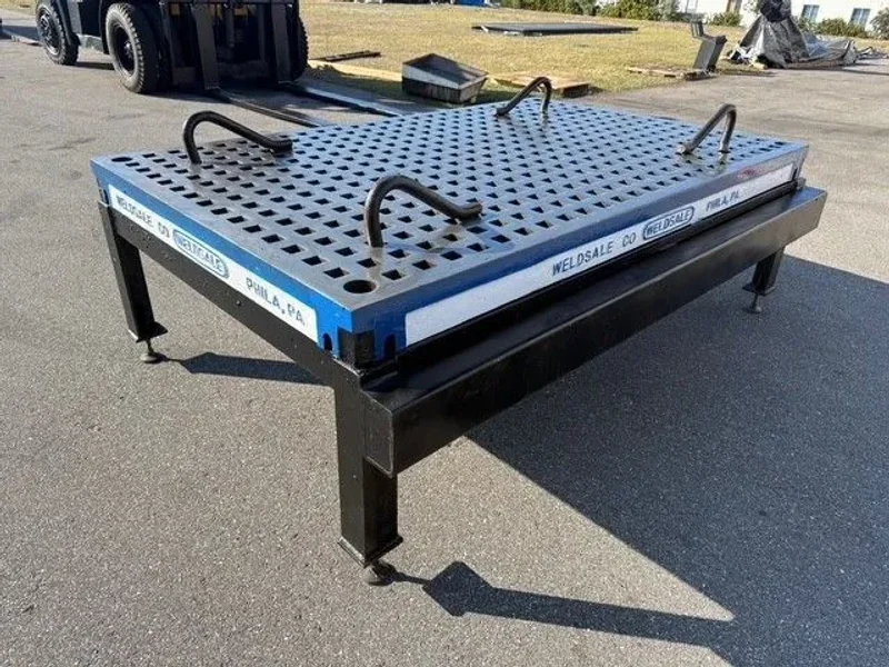 WELDSALE 5’ x 8’ Welding Table Platen Acorn Type USA #8146