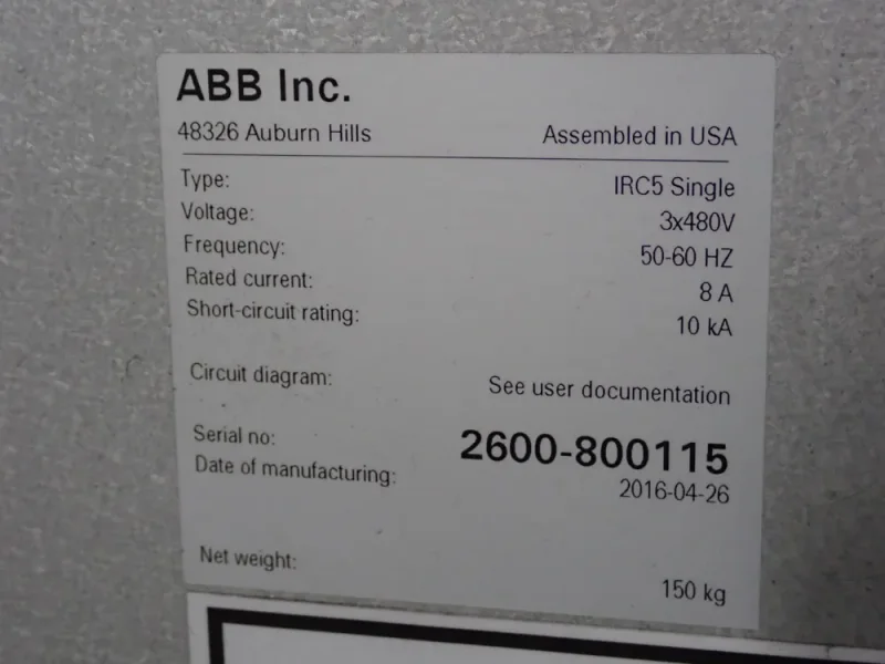 ABB ROBOTS  -  IRB 2600