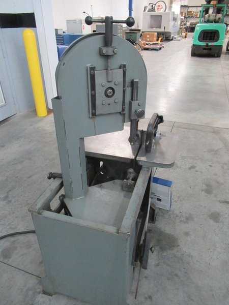 Roll-In Vertical Band Saw, 3/4" Blade, Gravity Blade Feed,Vise and Clamp