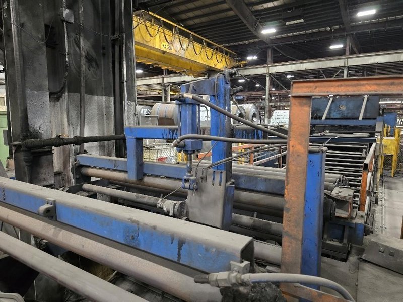 72" x .250" x 80,000# BRADBURY CUT TO LENGTH LINE