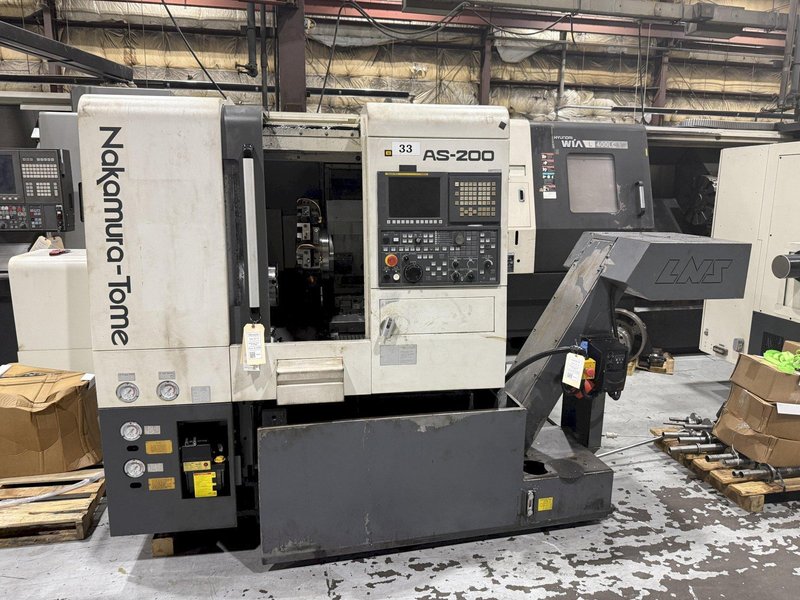 Used 2015 Nakamura Tome AS-200MY CNC Lathe For Sale