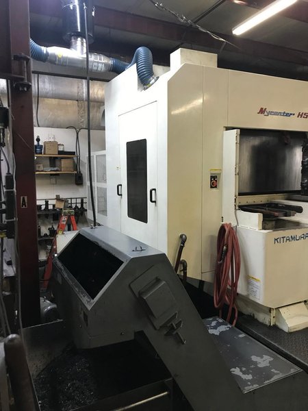 Kitamura Mycenter-500 500mm HMC, 1998 – 10,000RPM, CAT50, Chip Conveyor, High Pressure Coolant, 4th Axis, Coolant Thru Spindle