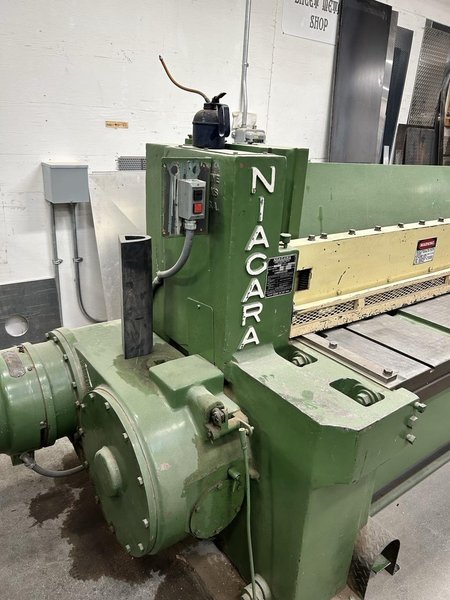 10 Ga x 8′ Niagara CNC Power Squaring Shear