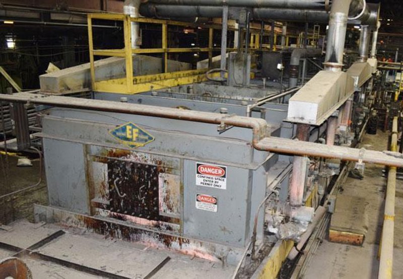 80" (2032mm) E.F.C.O. Roller Hearth Bright Anneal for Copper Tube Coils (13708)