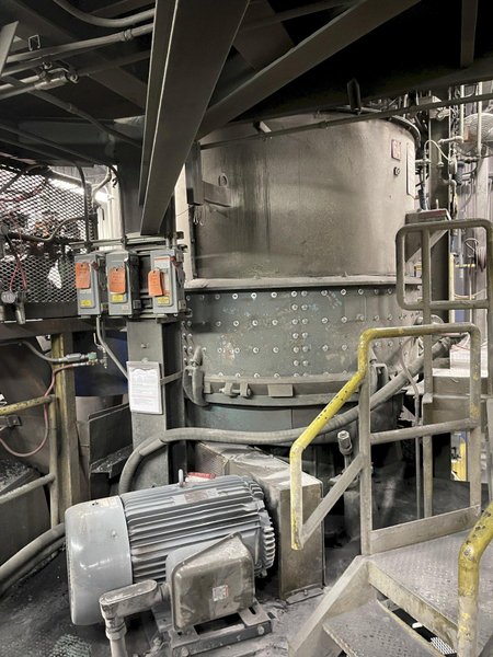 west 1965 B and P model 85b muller with dust hood, batch hopper, cooling system, upgraded to 100b gearbox , 125 hp motor, s/n 85b-101-6506
2020 west Simpson Hartley compactability system with model 2552 test unit, controls model 2552b1 s/n 2552b1-0611-1912, remote readout, bond feed transporter model 90mk2-5, available date 5/1/2025
