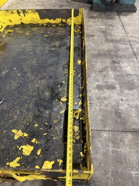 42" X 72" HEAVTY DUTY ROLLING CART ON STEEL CASTERS: YOBRO #25443